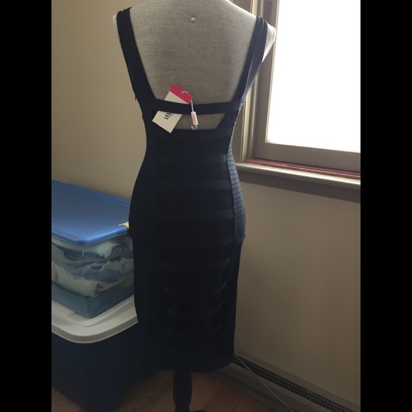 Versace Dresses & Skirts - Versus Versace black bandage sheer back dress